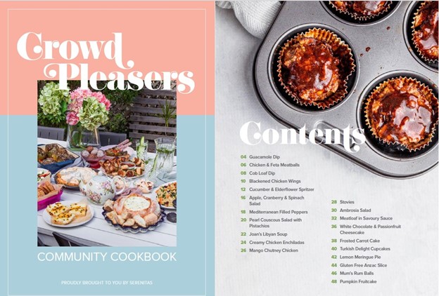 The perks of retirement living – look at the residents’ cookbook