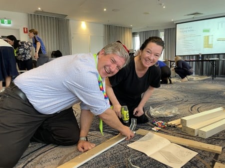 Bolton Clarke retirement living team make furniture for veterans